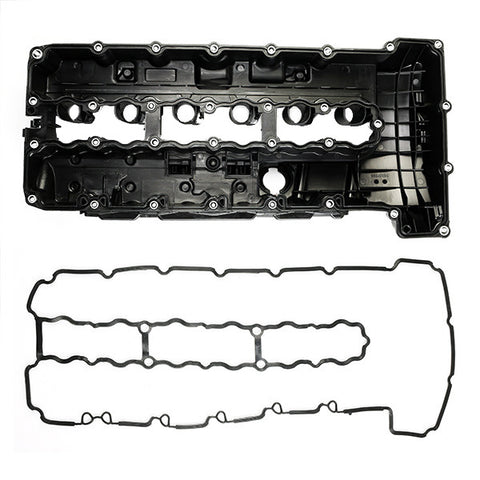 Valve Cover w/ Gasket Set For BMW 535i 740i 135i 335i Z4 X6 3.0L Turbo N54B30A