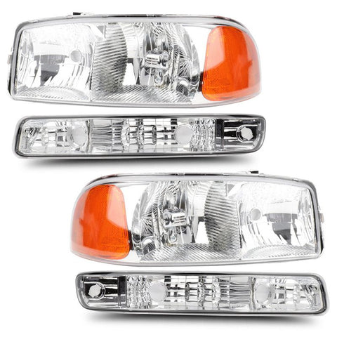 Headlight Assembly (15199560) For GMC 1pair