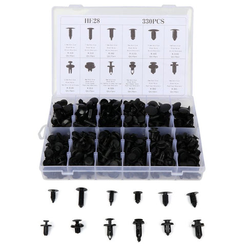 Car Push Pin Rivet Trim Clip Panel Retainer Kit For Toyota -330 Pcs