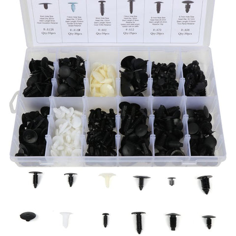 Car Push Pin Rivet Trim Clip Panel Retainer Kit For Ford -340 Pcs