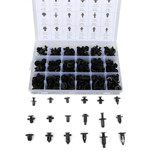 Car Push Pin Rivet Trim Clip Panel Retainer Kit For Ford -180 Pcs