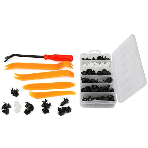 Car Push Pin Rivet Trim Clip Panel Retainer Kit For Honda -100 Pcs