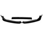 Front Bumper Body Kit Spoiler Chin Front Bumper Lip PP for Honda -3PCS