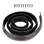 Universal PVC Carbon Fiber Look Trunk Car Spoiler - 1PCS