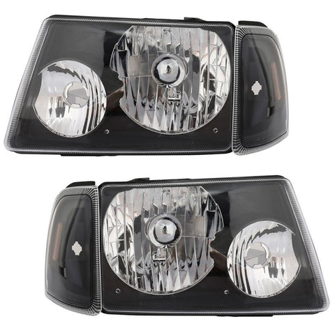 Headlight Assembly (6L5Z-15A201AA) For Ford 1pair