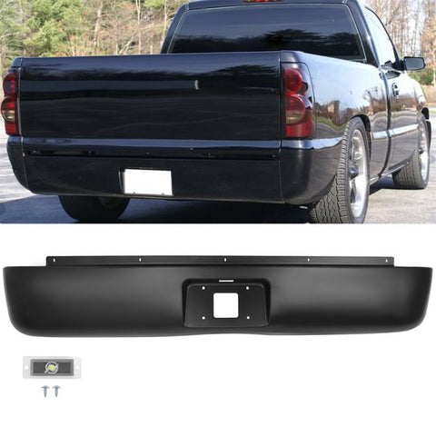 Rear Steel Step Bumper Roll Pan for Chevrolet -1 PC