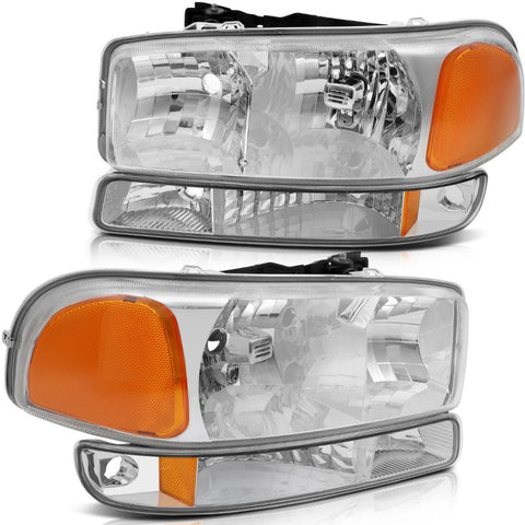 Headlight Assembly (15850352) For GMC 1pair