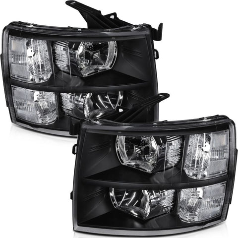 Headlight Assembly (25962804) For Chevrolet Silverado - 1 Pair