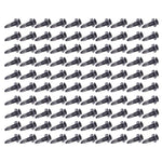 Nylon Black fender bumper fastener car clips -100 Pcs