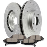 Brakes and Rotors (D829-7702) For Honda-[2+4]