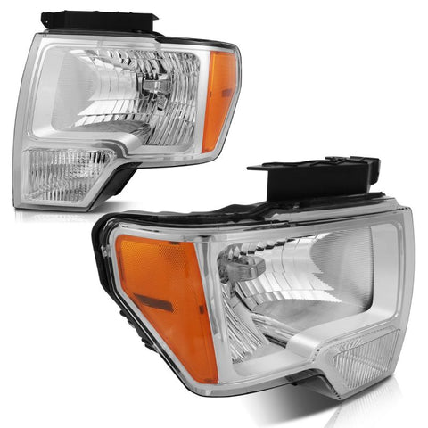 Headlight Assembly (DL3Z13008A) For Ford 1pair