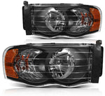 Headlight Assembly (55077120AF) For Dodge Ram 1pair