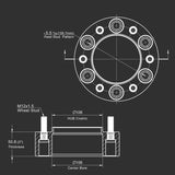 Wheel Spacers for 1996-2022 Toyota / 2003-2022 Lexus 4PCS