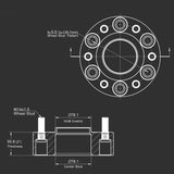 Wheel Spacers for 1992-2021 Chevy Chevrolet Silverado GMC 1500 4PCS