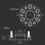 Wheel Spacers for 1992-2021 Chevy Chevrolet Silverado GMC 1500 4PCS