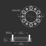 Wheel Spacers for 1996-2022 Toyota / 2003-2022 Lexus 4PCS