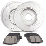 Brakes and Rotors (D829-7702) For Honda-[4+8]