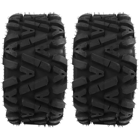 ATV Tires 25x10-12 Fit For All Terrains UTV Tires - 2 PCS