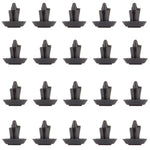 Nylon Black fender bumper fastener car clips(90467-07211)