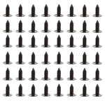 Nylon Black fender bumper fastener car clips(6030441)- 50Piece