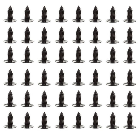 Nylon Black fender bumper fastener car clips(6030441)- 50Piece