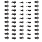 Nylon Black fender bumper fastener car clips(21030249)- 50Piece