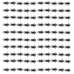 Nylon Black fender bumper fastener car clips(21030249)- 100Piece