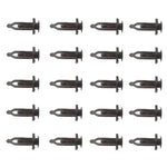 Nylon Black fender bumper fastener car clips(52161-16010)