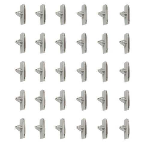 Nylon White fender bumper fastener car clips(55157055-AA)- 30Piece