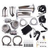 2.5 Inch Stainless Steel Exhaust Cutout Be-Cut Pipe Kit Dual