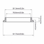 3 Inch Universal Stainless Steel V-Band Clamp & Flanges