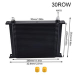 30Row AN10 Universal Aluminum Engine Oil Cooler Radiator British Type