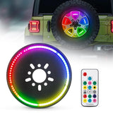 RGB Spare Tire Brake Light For Jeep 2007+ Jeep Wrangler JK And JL