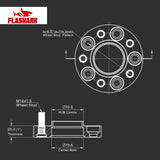 Wheel Spacers for 1995-2021 Ford MUSTANG / Lincoln Aviator 4PCS