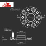 Wheel Spacers for 1996-2020 Toyota / 1990-2022 Lexus / 2008-2016 Scion 4PCS