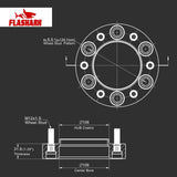 Wheel Spacers for 1996-2022 Toyota / 2003-2022 Lexus 4PCS