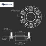 Wheel Spacers for 2019-2022 Dodge Ram 1500 4PCS | SPELAB