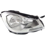 Headlight For 2012-2014 Mercedes Benz C250 Right Chrome Housing With Bulb CAPA