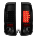 1999-2007 d F250 Super Duty F150 LED Tail Brake Light Lamp Set Tinted