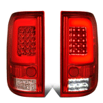 2004-2008 d F150 Lobo LED C-Tube Bar Tail Brake Light Reverse Lamp Red