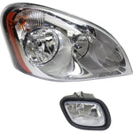 Headlight Kit For 2008-2015 Freightliner Cascadia Right 2pc