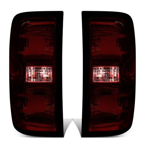 14-19 Chevy Silverado GMC Sierra Smoked Lens OE Style Tail Brake Lights Lamp