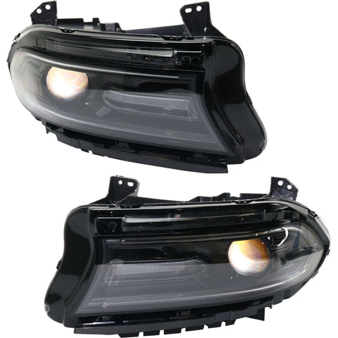 Headlight For 2016-2018 Dodge Charger Driver and Passenger Side