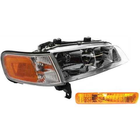 Headlight Kit For 1994-1995 Honda Accord Passenger Side Clear Lens Halogen