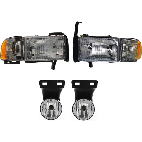 Auto Light Kit For 1999-2001 Dodge Ram 1500 Driver and Passenger Side