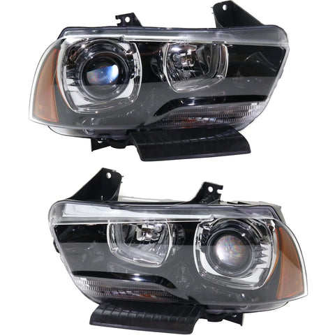 CAPA Headlight For 2011-2014 Dodge Charger Driver and Passenger Side