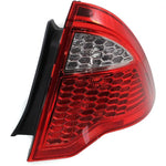 Halogen Tail Light For 2010-2012 Ford Fusion Right Clear & Red Lens CAPA