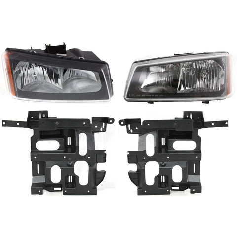 Headlight Kit For 2003-2006 Chevrolet Silverado 1500 Left and Right 4pc