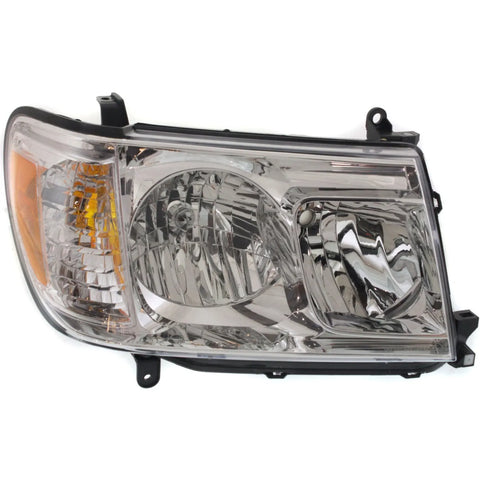 Headlight For 2006-2007 Toyota Land Cruiser Base Model Right Clear Lens