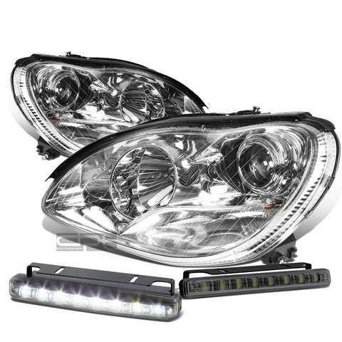 CHROME PROJECTOR HEADLIGHT+BUMP